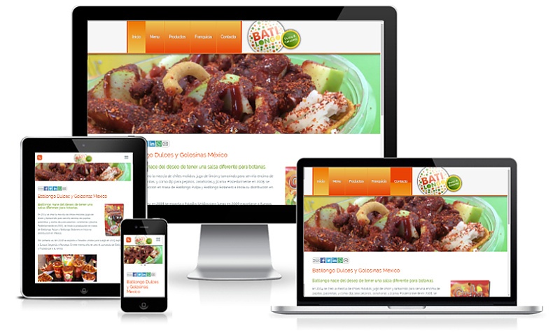mobile first web design example